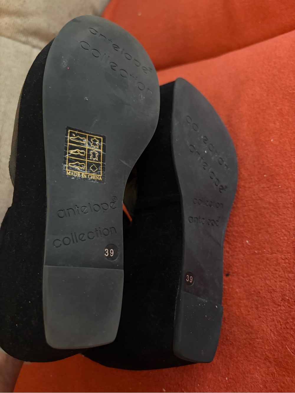 Antelope black brown platform Mary Jane’s 39 8 - Picture 6 of 6